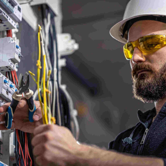 A,Male,Electrician,Works,In,A,Switchboard,With,An,Electrical