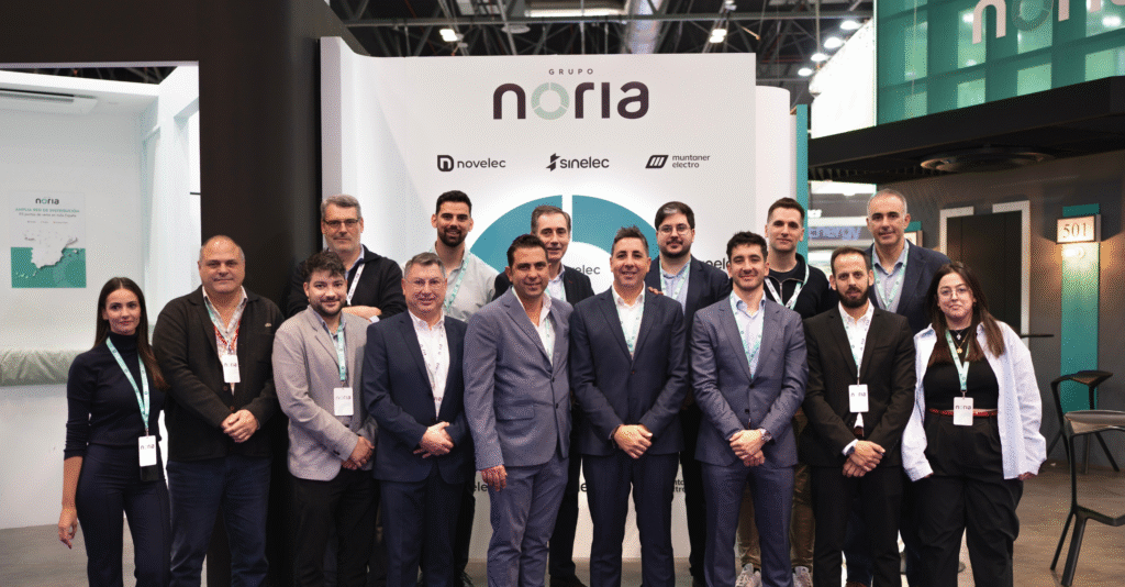 Stand de Grupo Noria, la central de Grupo Muntaner